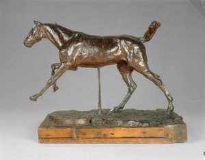 Ló vágta a jobb lábán alkotó: Edgar Degas
