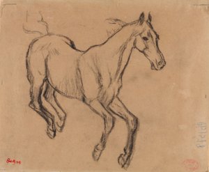 Vágtató ló alkotó: Edgar Degas