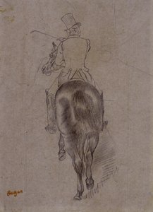 Vadász lovon alkotó: Edgar Degas