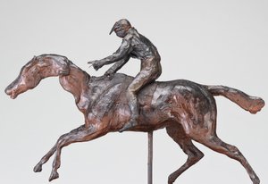 Jockey sapkával, valószínűleg 1890-es évek. alkotó: Edgar Degas
