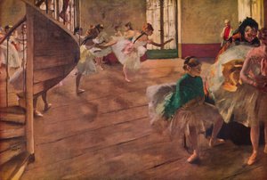 La Repetition, 1877 alkotó: Edgar Degas