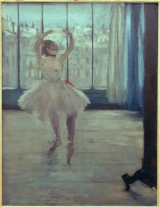 A táncos a fotósnál alkotó: Edgar Degas