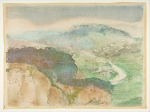 Táj, 1892. alkotó: Edgar Degas