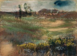 Tájkép kéményekkel alkotó: Edgar Degas