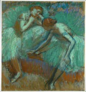 A nagy zöld táncosok alkotó: Edgar Degas