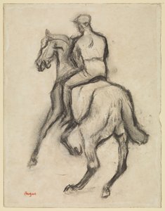 Ember lóháton, 1888 körül alkotó: Edgar Degas