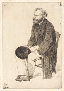Manet ülve, balra fordulva Manet ülve, balra fordulva, c. 1861. alkotó: Edgar Degas