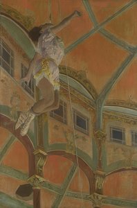La La kisasszony a Fernando Circusban. 1879 alkotó: Edgar Degas