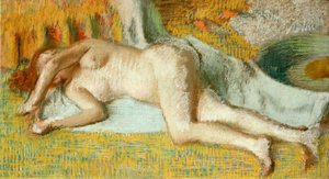 Fürdés után alkotó: Edgar Degas