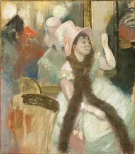 Portré egy jelmezbál után (Madame Dietz-Monnin portréja) alkotó: Edgar Degas