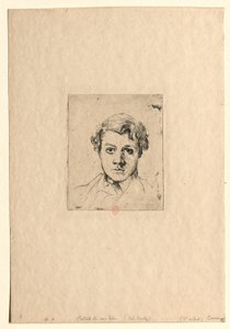 A művész fivérének portréja (René Degas) alkotó: Edgar Degas