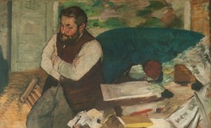 Diego Martelli portréja alkotó: Edgar Degas