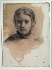 Giovanna Bellelli portréja Tanulmány a „Bellelli család” számára Edgar Degas rajza alkotó: Edgar Degas