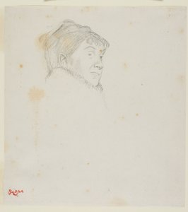 Madame Dietz-Monnin portréja (korábban női fej) alkotó: Edgar Degas
