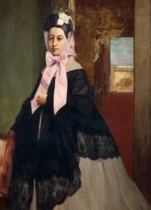 Therese de Gas, Morbilli hercegnő (1840-1912), a művész húga portréja. alkotó: Edgar Degas