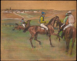 Versenylovak alkotó: Edgar Degas