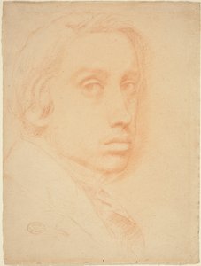 Önarckép, c. 1855. alkotó: Edgar Degas