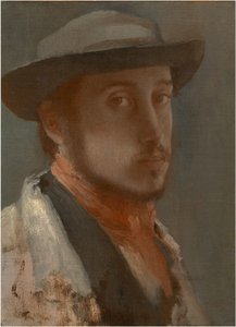 Önarckép, c. 1858 alkotó: Edgar Degas