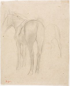 Tanulmányok egy lóról alkotó: Edgar Degas