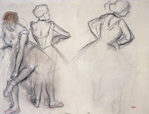 Tanulmány a táncosokról; Tanulmány a táncosokról, alkotó: Edgar Degas