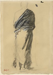 Study of Drapery, 1860-65 alkotó: Edgar Degas