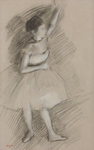 Tanulmány egy táncosról; Tanulmány egy táncosról, 1873-1874 alkotó: Edgar Degas