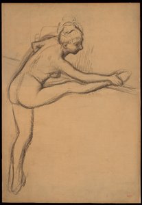 Studie eines Aktes (Tänzerin an der Barre)