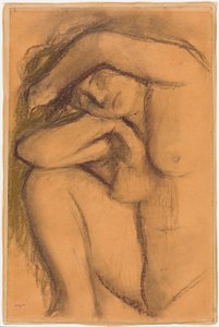 Akt tanulmány alkotó: Edgar Degas