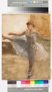 A balerina, 1876 körül (olaj, vászon) alkotó: Edgar Degas