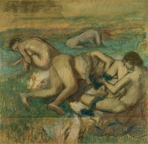 A fürdőzők alkotó: Edgar Degas