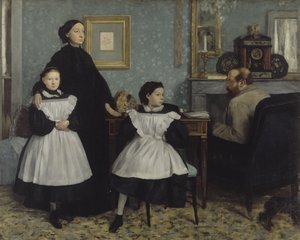 A Bellelli család alkotó: Edgar Degas