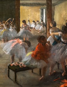 A Táncóra (részlet). 1873. Olaj, vászon. alkotó: Edgar Degas