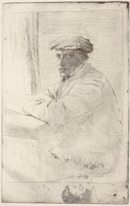 The Engraver Joseph Tourny (Joseph Tourny metsző) alkotó: Edgar Degas
