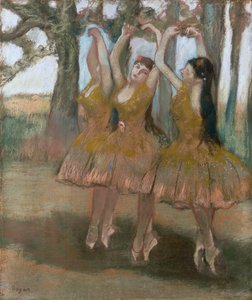 A görög tánc, 1881 körül alkotó: Edgar Degas