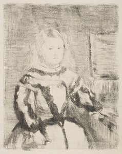 Az Infanta Margarita, Velázquez után, 1862-64. alkotó: Edgar Degas