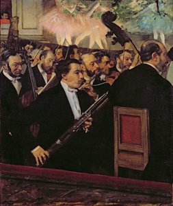 Az Operazenekar, 1870 körül (olaj, vászon) alkotó: Edgar Degas