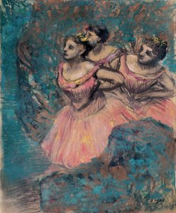 Három táncos vörösben par Degas, Edgar (1834-1917) alkotó: Edgar Degas
