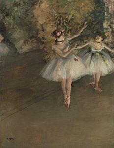 Két táncos a színpadon, 1874 körül alkotó: Edgar Degas