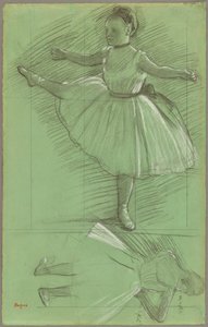 Két tanulmány táncosokról alkotó: Edgar Degas