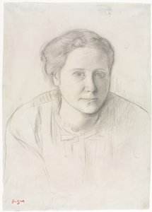 Victoria Dubourg, c. 1866. alkotó: Edgar Degas