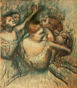 Négy táncos félhosszúságban alkotó: Edgar Degas