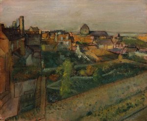 Saint-Valéry-sur-Somme látképe, 1896-98 alkotó: Edgar Degas