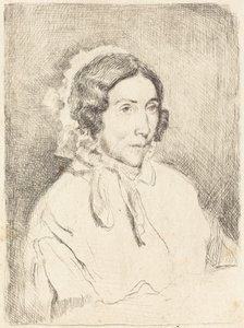 Nő fodros sapkában (Dame agée) alkotó: Edgar Degas
