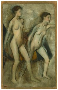 Fiatal spártai lányok provokálják a fiúkat alkotó: Edgar Degas