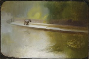 Jó reggelt: Glamorgan-csatorna (olaj, tábla) alkotó: Edgar Herbert Thomas