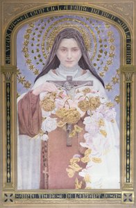 Lisieux-i Szent Teréz (1873-97) 1928 (akvarell, papír)