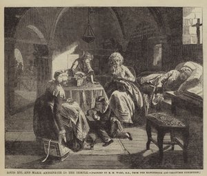 XVI. Lajos és Marie Antoinette a templomban alkotó: Edgar Melville Ward
