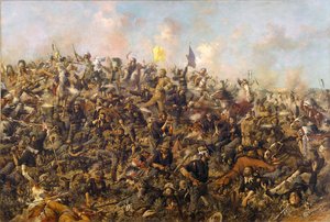 Custers Last Stand by Edgar Samuel Paxson, 1899 alkotó: Edgar Samuel Paxson