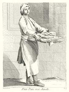 Sütemény eladó (metszet)