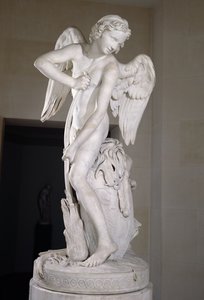 Ámor íját farag a Herkules klubból, 1747-50 (márvány) (lásd még: 234450)